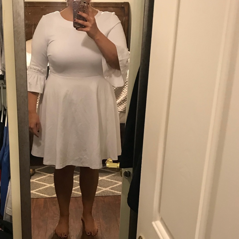 NWT Eloquii white dress- NEW from this season